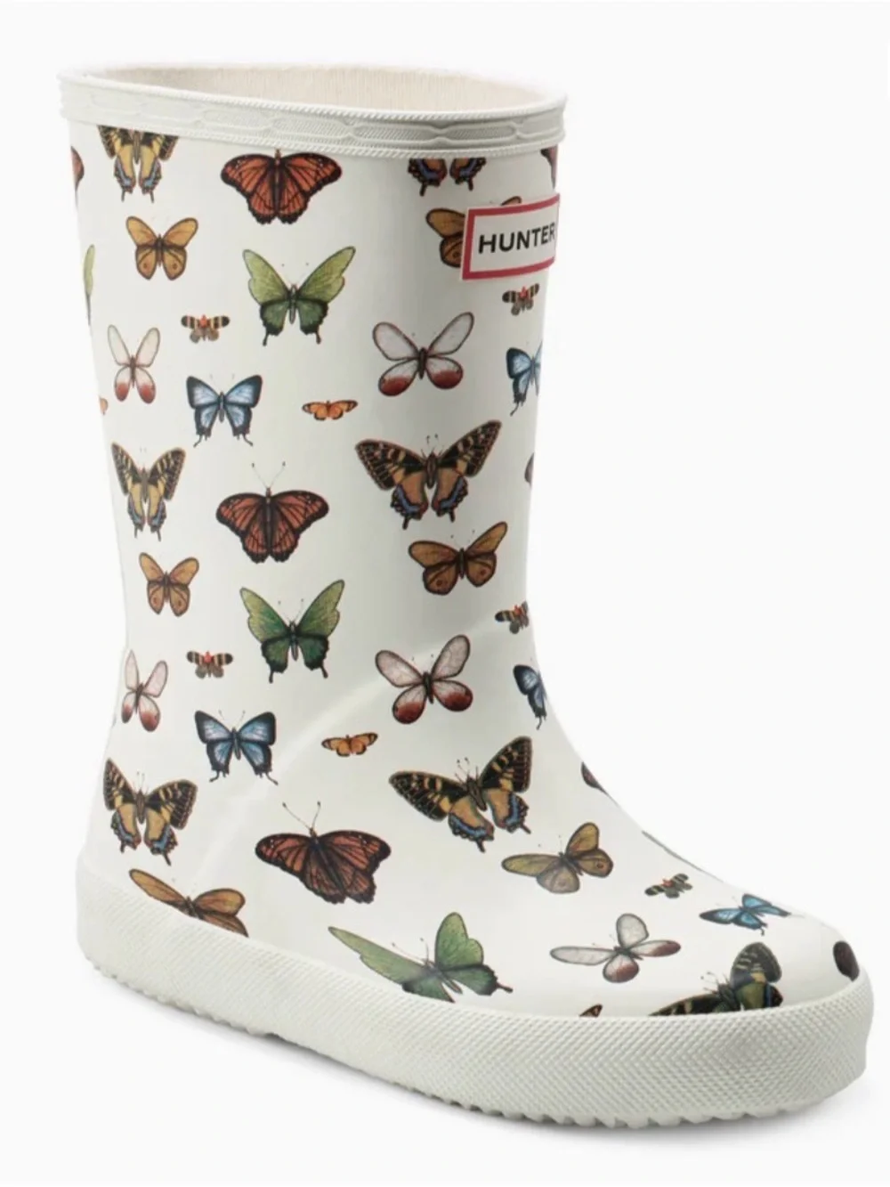 Hunter Kids Butterfly-Print Rain Boot 🦋